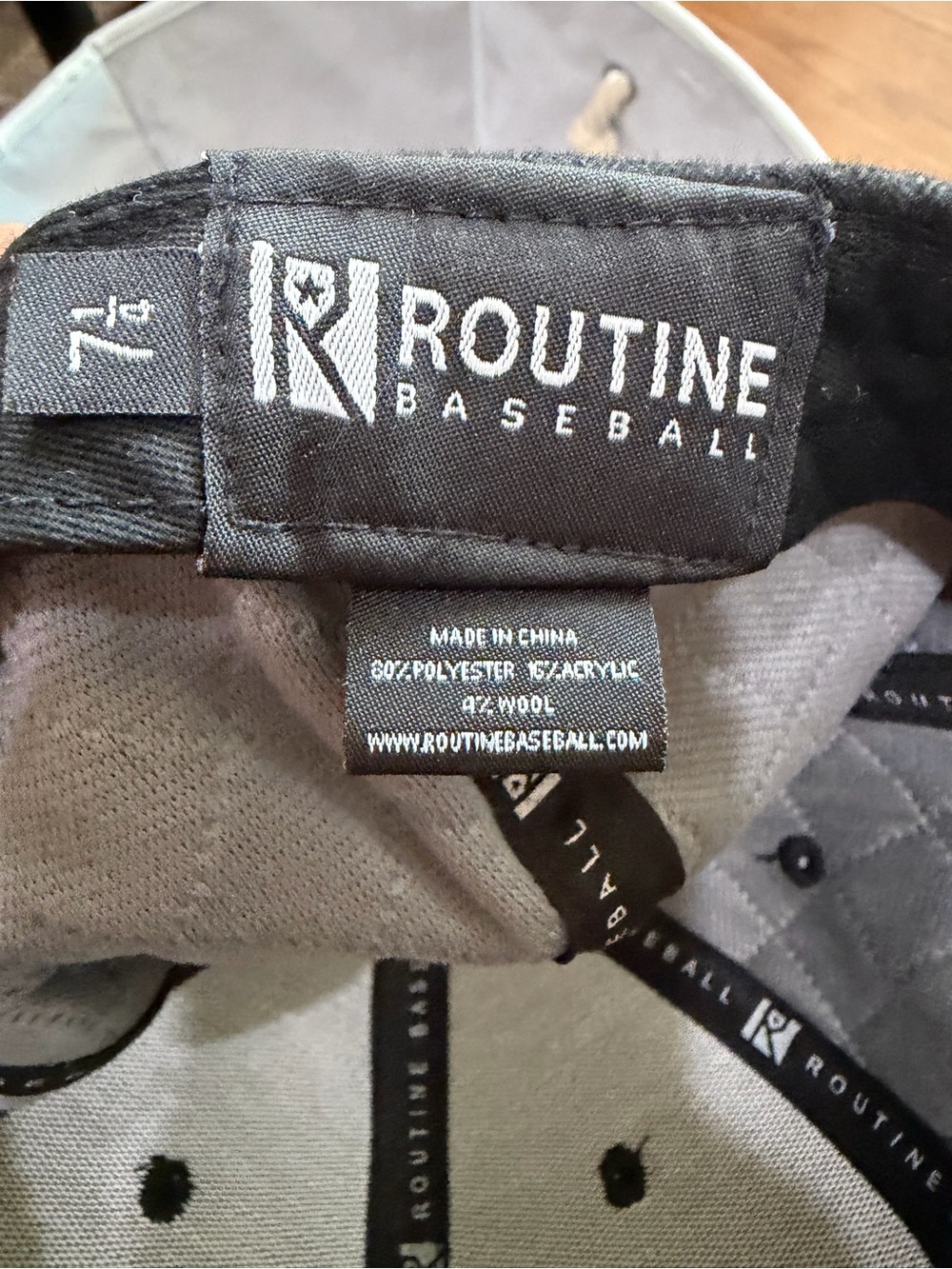 K-Logo Black Snapback Cap by Routine - Picture 3 of 3